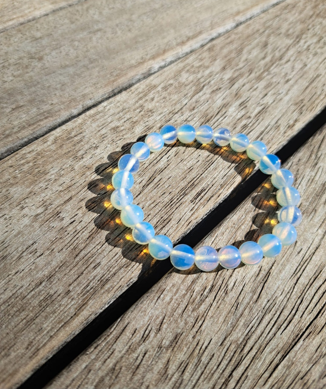 Opaline kogelarmband